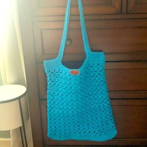 Handmade reusable Crochet market bag 100%cotton never been used